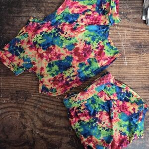 💝 Colorful Tie-Dye Two-Piece Set